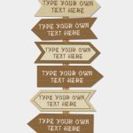 Camping Party Directional Signs | Printable Direction Arrows   Free Printable Camping Signs