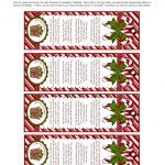 Candy Cane Legend Bookmarks   I Can Use These When We Do The 25 Days   Free Printable Candy Cane Poem