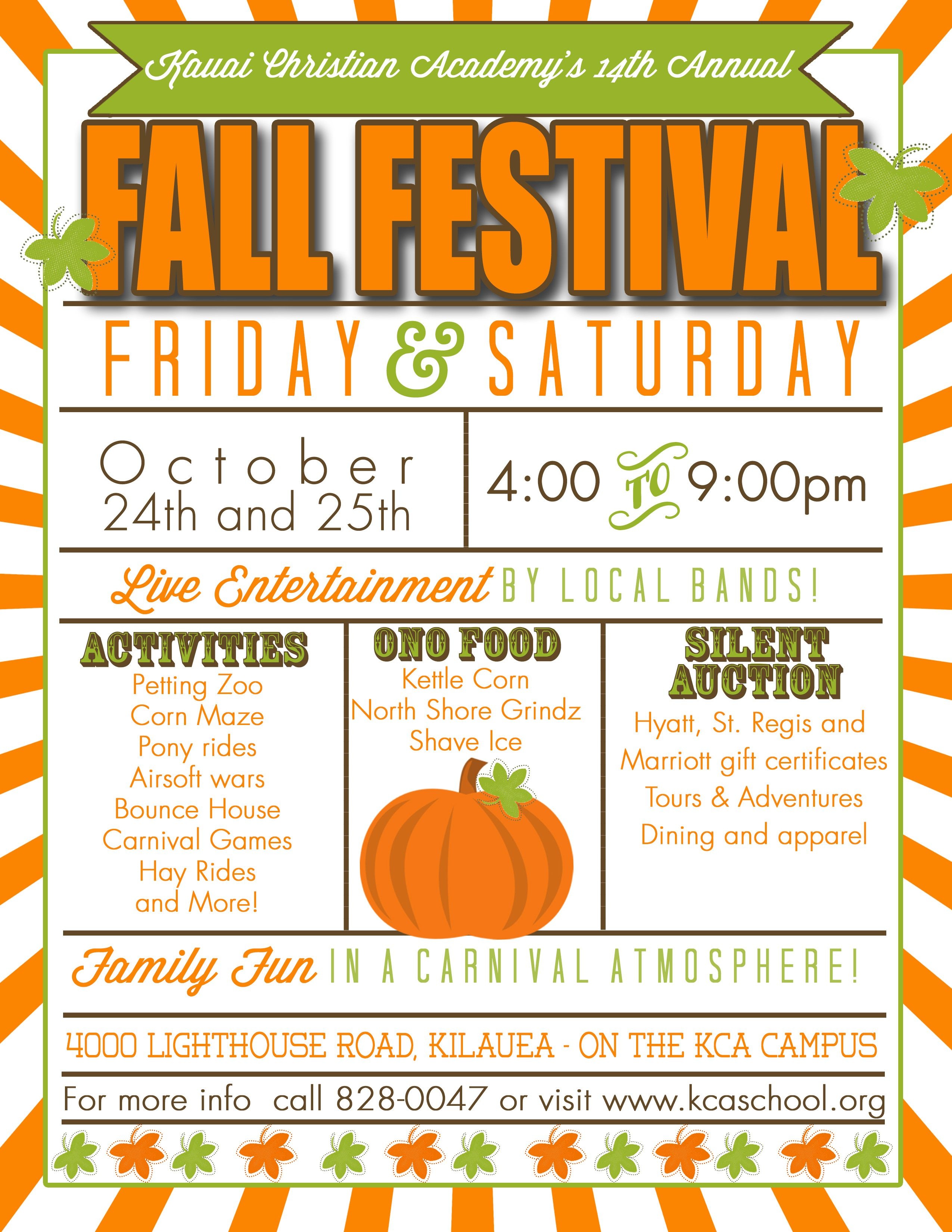 Free Printable Fall Festival Flyer Templates