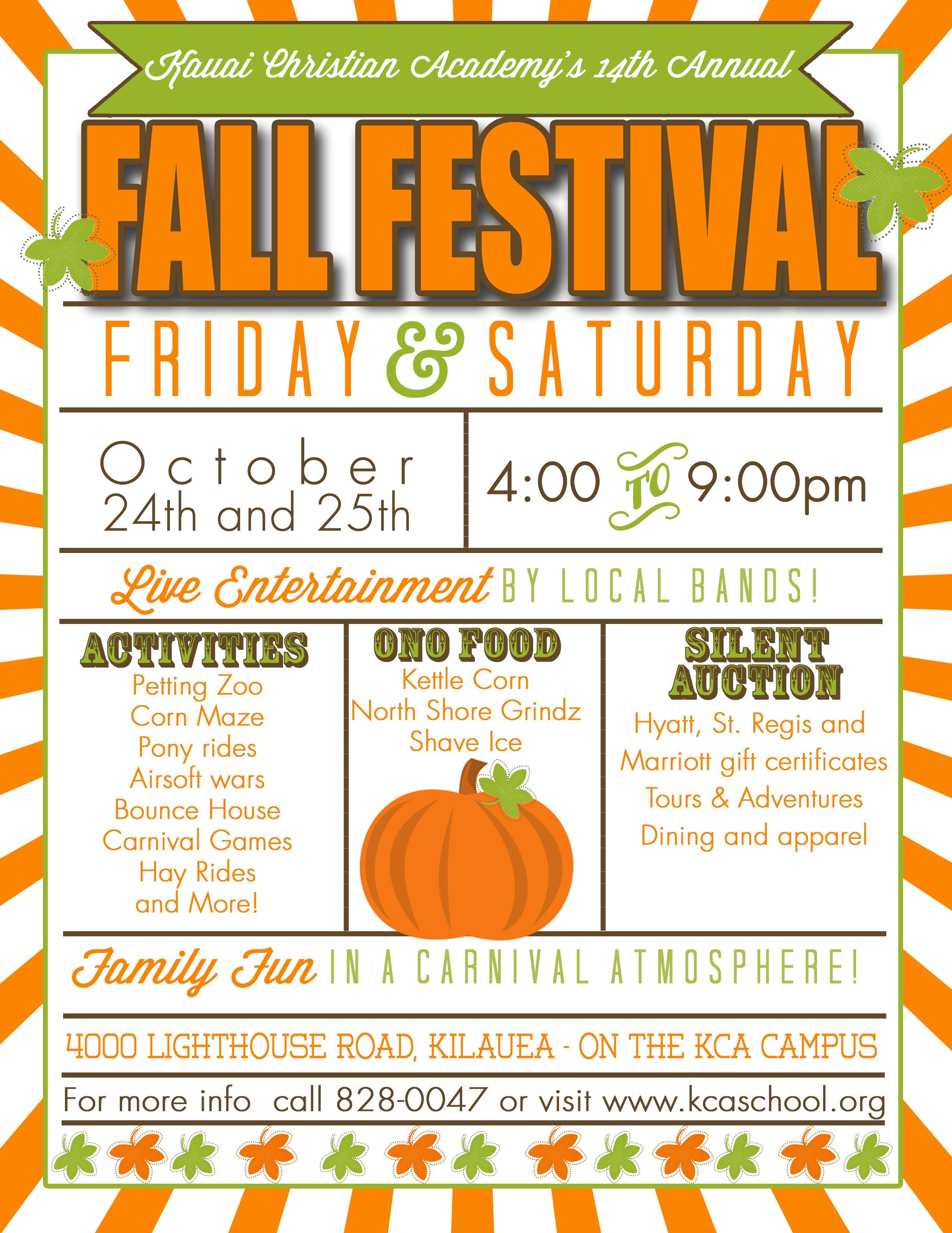 Free Fall Festival Flyer Template Word