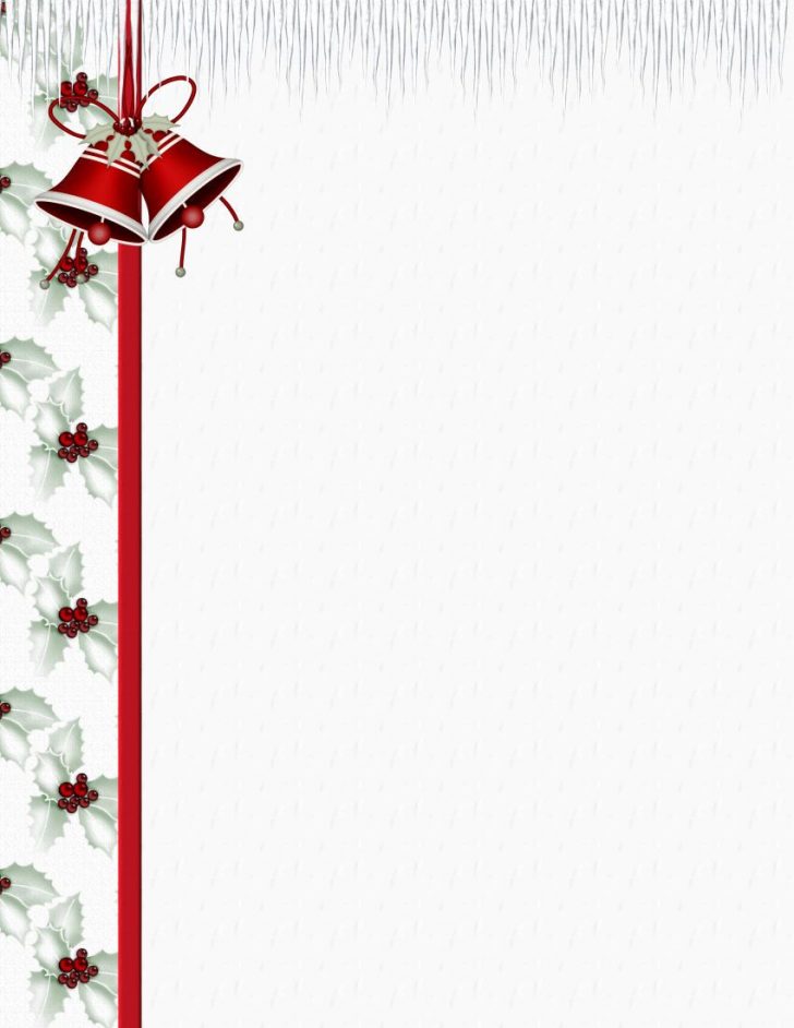 Christmas 3 FreeStationery Template Downloads Stationary Free