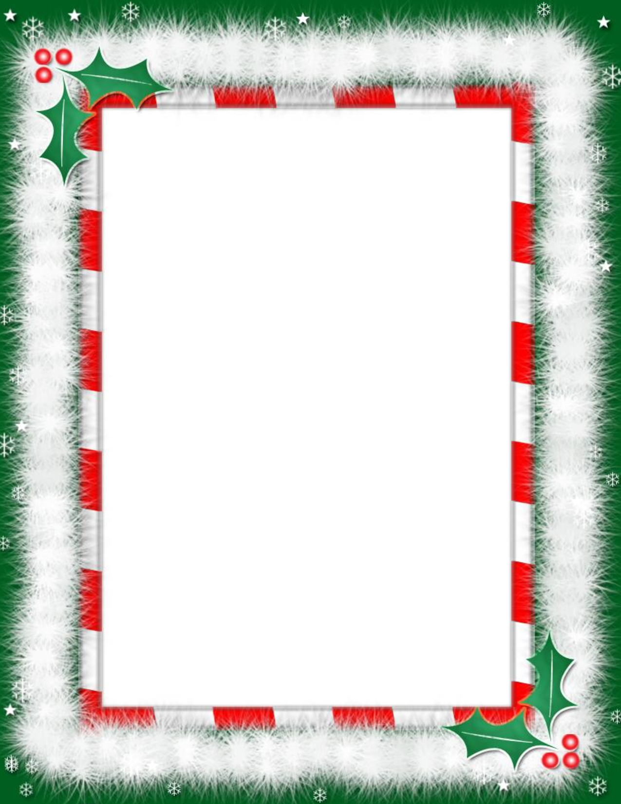 Free Printable Christmas Paper With Borders - Free Printable