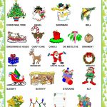 Christmas   Pictionary Worksheet   Free Esl Printable Worksheets   Free Printable Christmas Pictionary Words