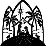 Christmas Religious Clip Art | Nativity Scene Clip Art Free   Free Printable Nativity Silhouette