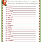 Christmas Word Scramble (Free Printable)   Flanders Family Homelife   Christmas Song Lyrics Game Free Printable