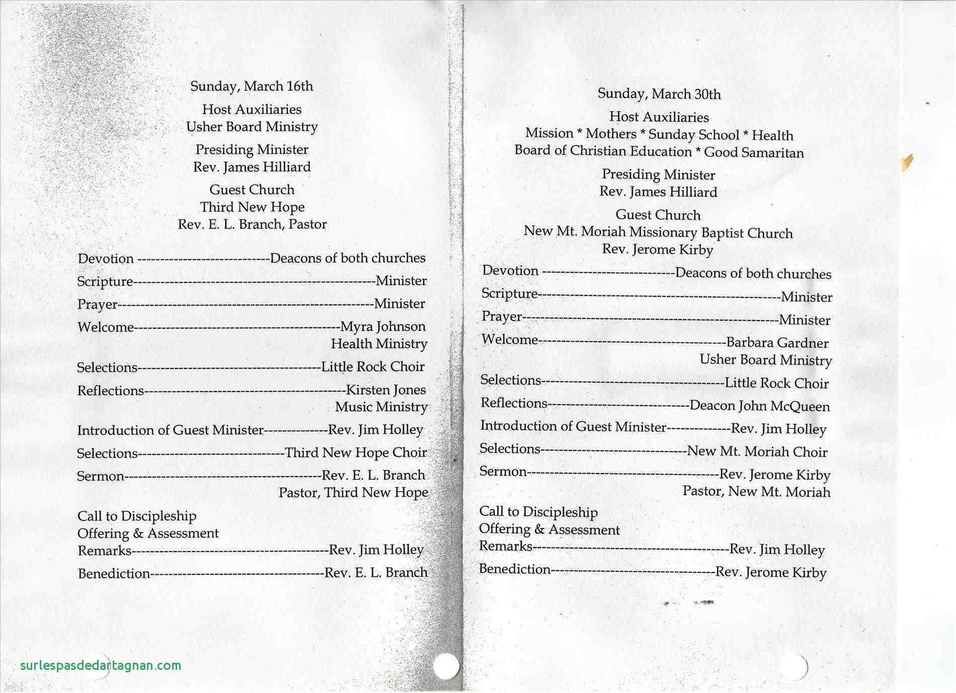 Church Anniversary Program Templates In Word | Lazine - Pastor Appreciation Cards Free Printable