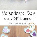 Colorful Diy Heart Garland To Decorate Your Heart Out This   Free Printable Valentine's Day Decorations