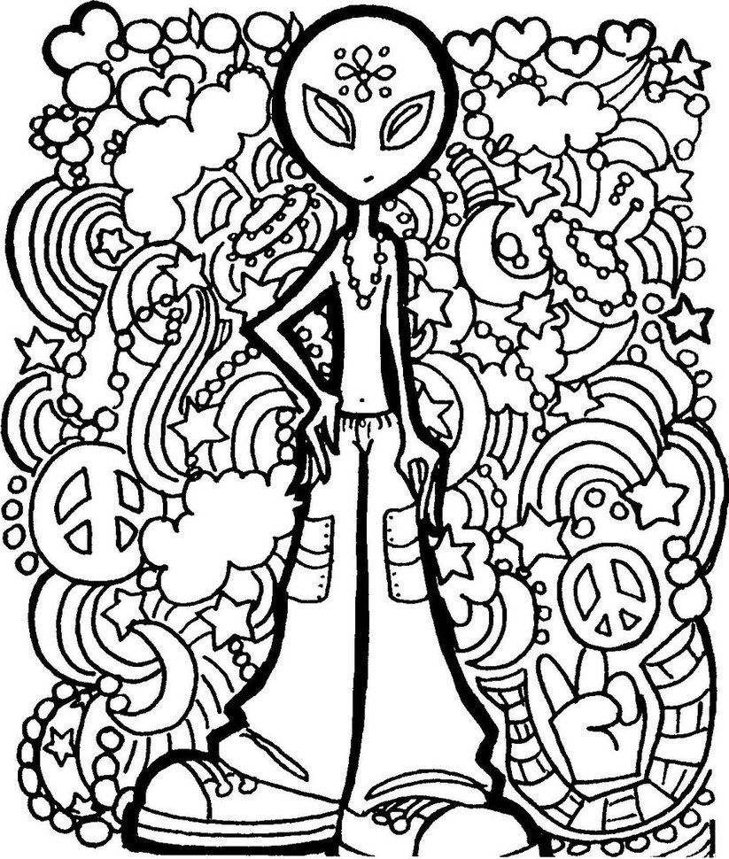 Coloring Pages: Coloring Pages &amp;amp; Clip Art On Coloring Pages - Free Printable Trippy Coloring Pages