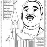 Coloring Pages Ideas: Coloring Pages For Martin Luther King Jr   Martin Luther King Free Printable Coloring Pages