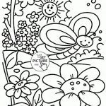 Coloring Pages Ideas: Free Printable Spring Coloring Pages For   Free Printable Spring Pictures To Color
