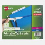 Comprehensive Avery Printable Tabs Template | Jeettp   Printable Thangles Free