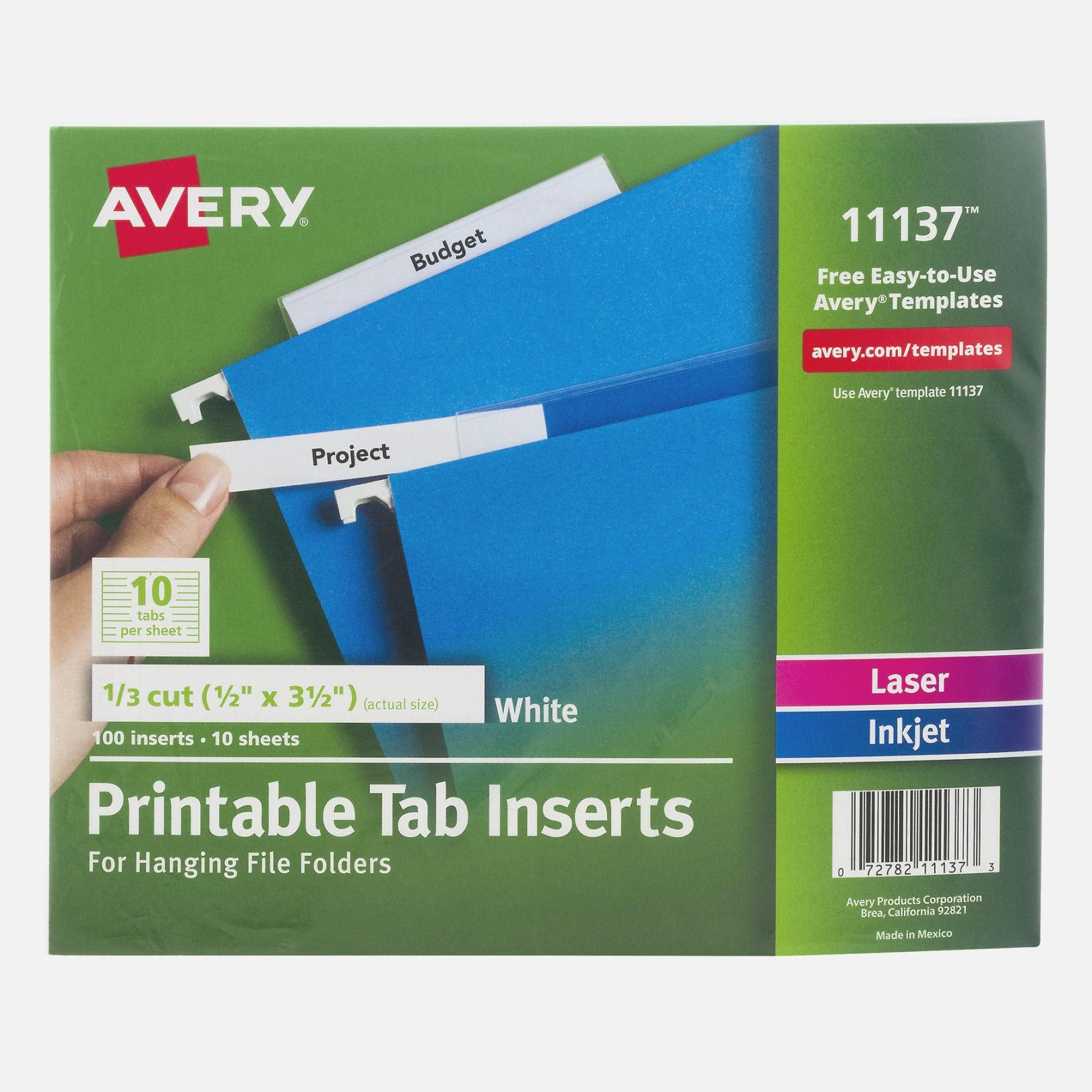 Comprehensive Avery Printable Tabs Template | Jeettp - Printable Thangles Free