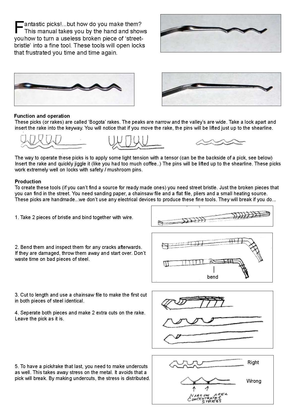 Cory Goodman (Corycgoodman) On Pinterest - Free Printable Lock Pick Templates