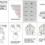 Counting Apples 1 10: One Sheet Printable Mini Book | Free   Free Printable Mini Books