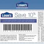 Coupons: Five (5X) Lowes 10% Off Printable Coupons   Exp 5/31/17   Lowes Coupon Printable Free