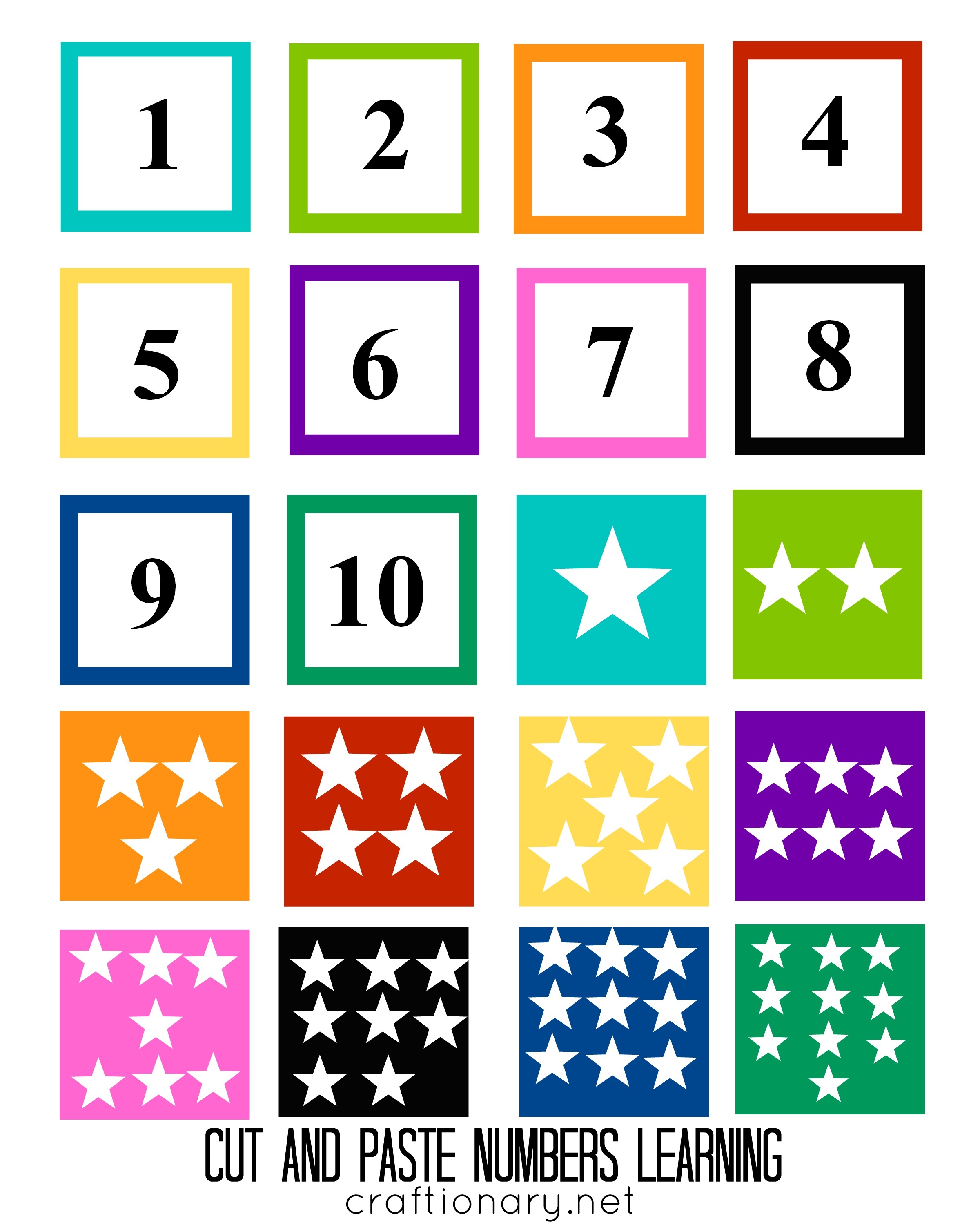 Craftionary - Free Printable Numbers