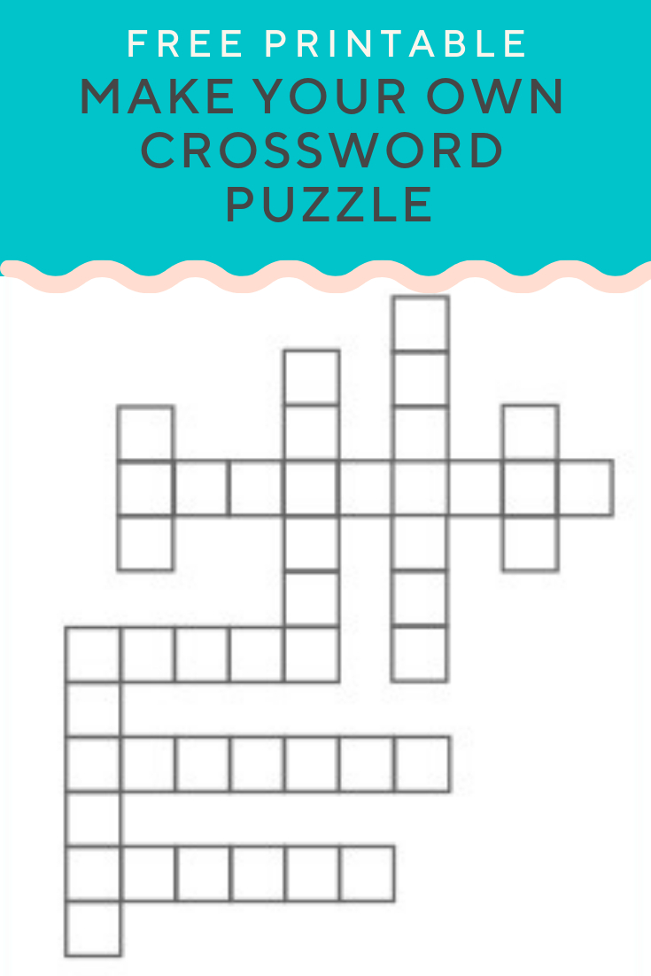 Crossword Puzzle Generator | Create And Print Fully Customizable - Make Your Own Puzzle Free Printable