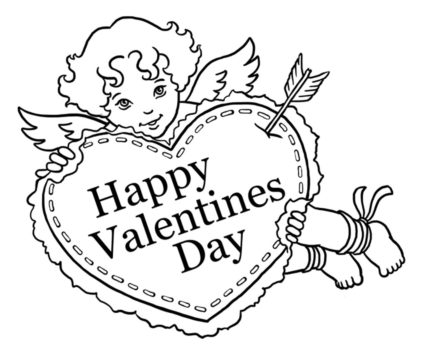Cupid Coloring Pages With | Coloring Pages - Free Printable Pictures Of Cupid