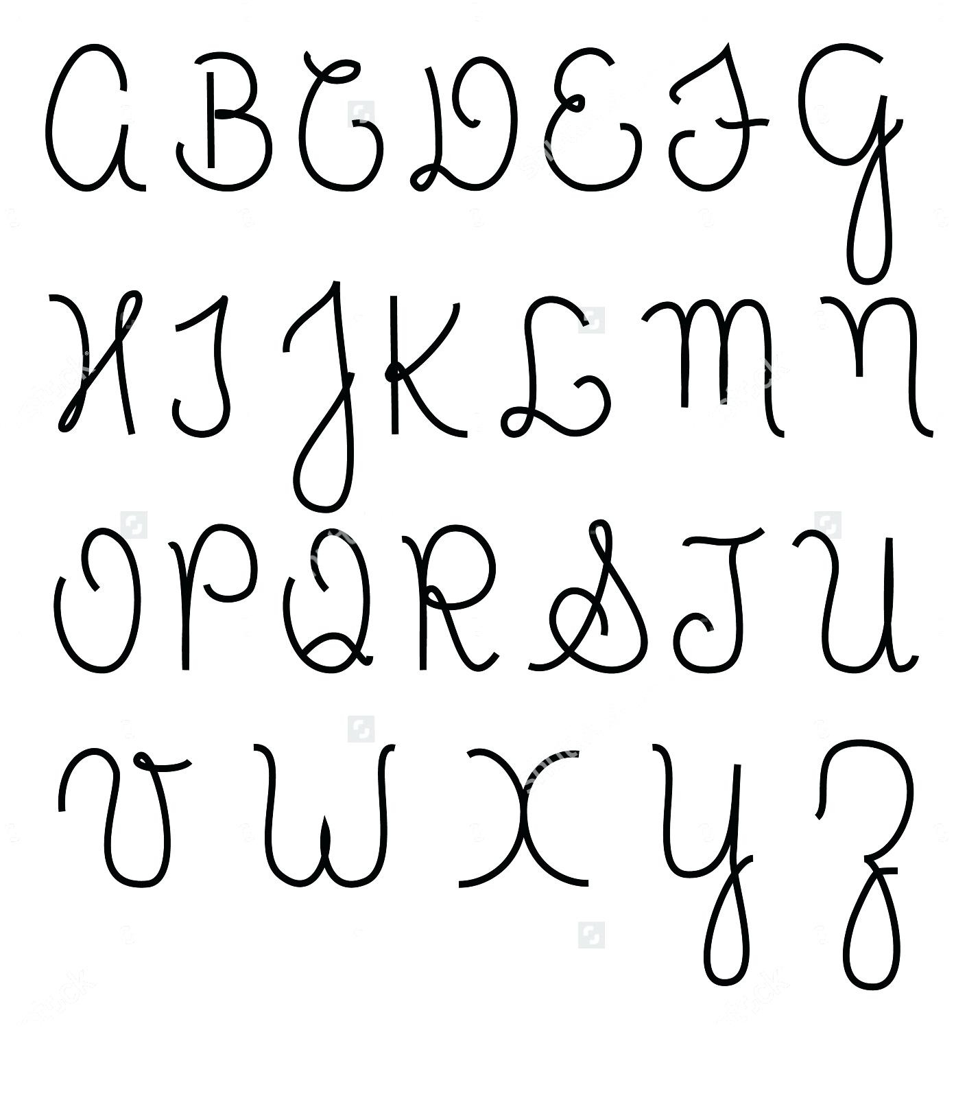 Cursive Capital Letters For Kids