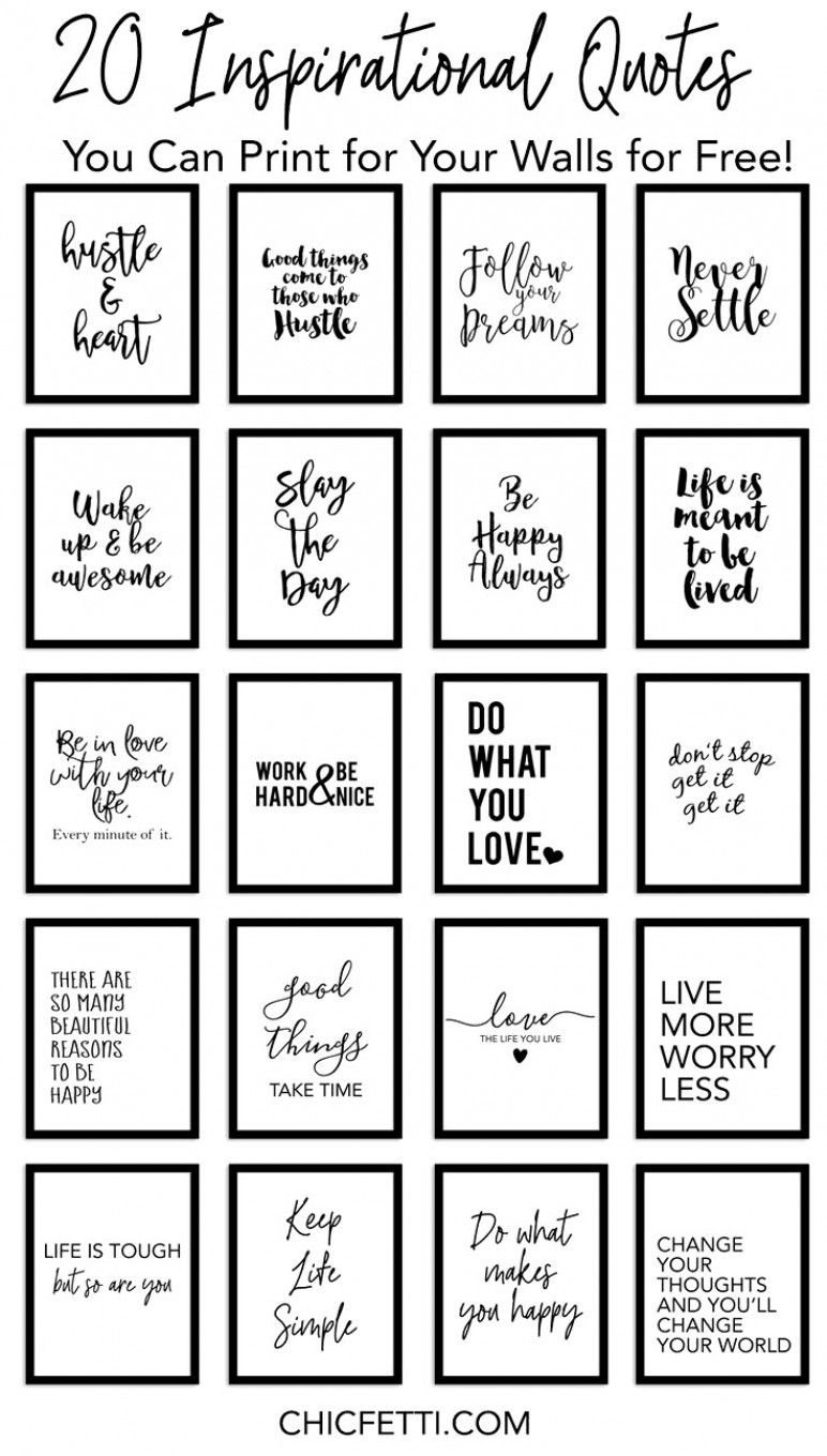 Decorate Your Walls With Free Printable Wall Art. These - Free Printable Quotes For Office