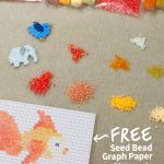 Designer Downloads   Free Printable Seed Bead Graph Paper   Artbeads   Free Printable Bead Loom Patterns