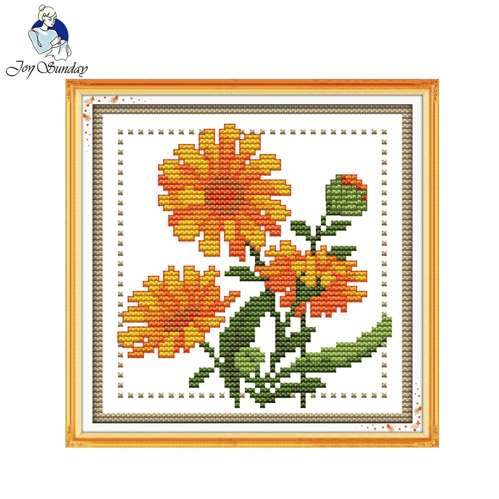 Detail Feedback Questions About Joy Sunday Floral Style Twelve - Free Printable Cross Stitch Patterns Flowers