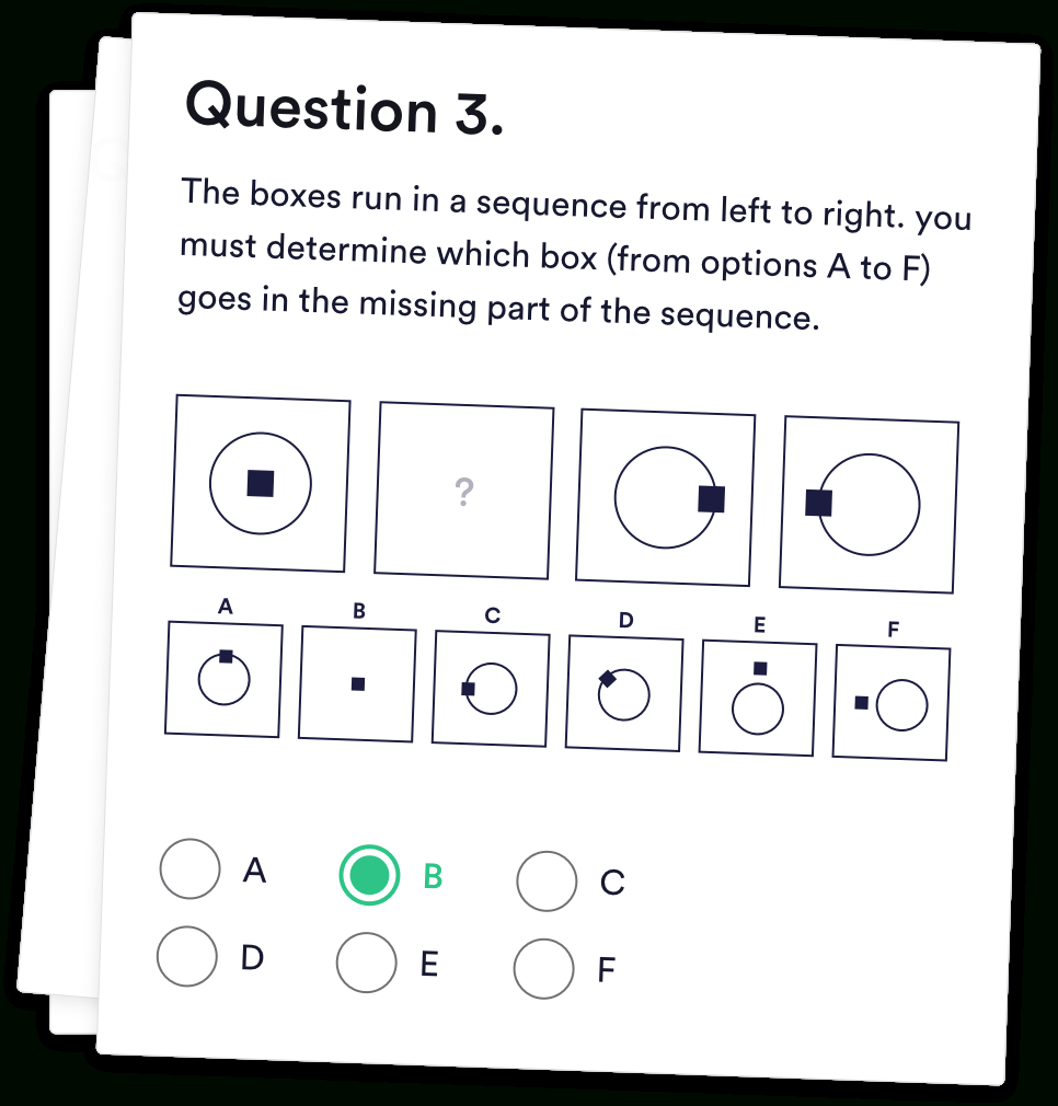 Diagrammatic Reasoning Tests For 2019 | Free Aptitude Tests - Free Printable Aptitude Test