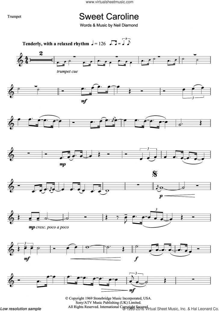 Free Printable Sheet Music For Trumpet