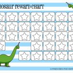 Dinosaur Reward Charts: Pink & Blue   Free Printable Downloads From   Reward Charts For Toddlers Free Printable