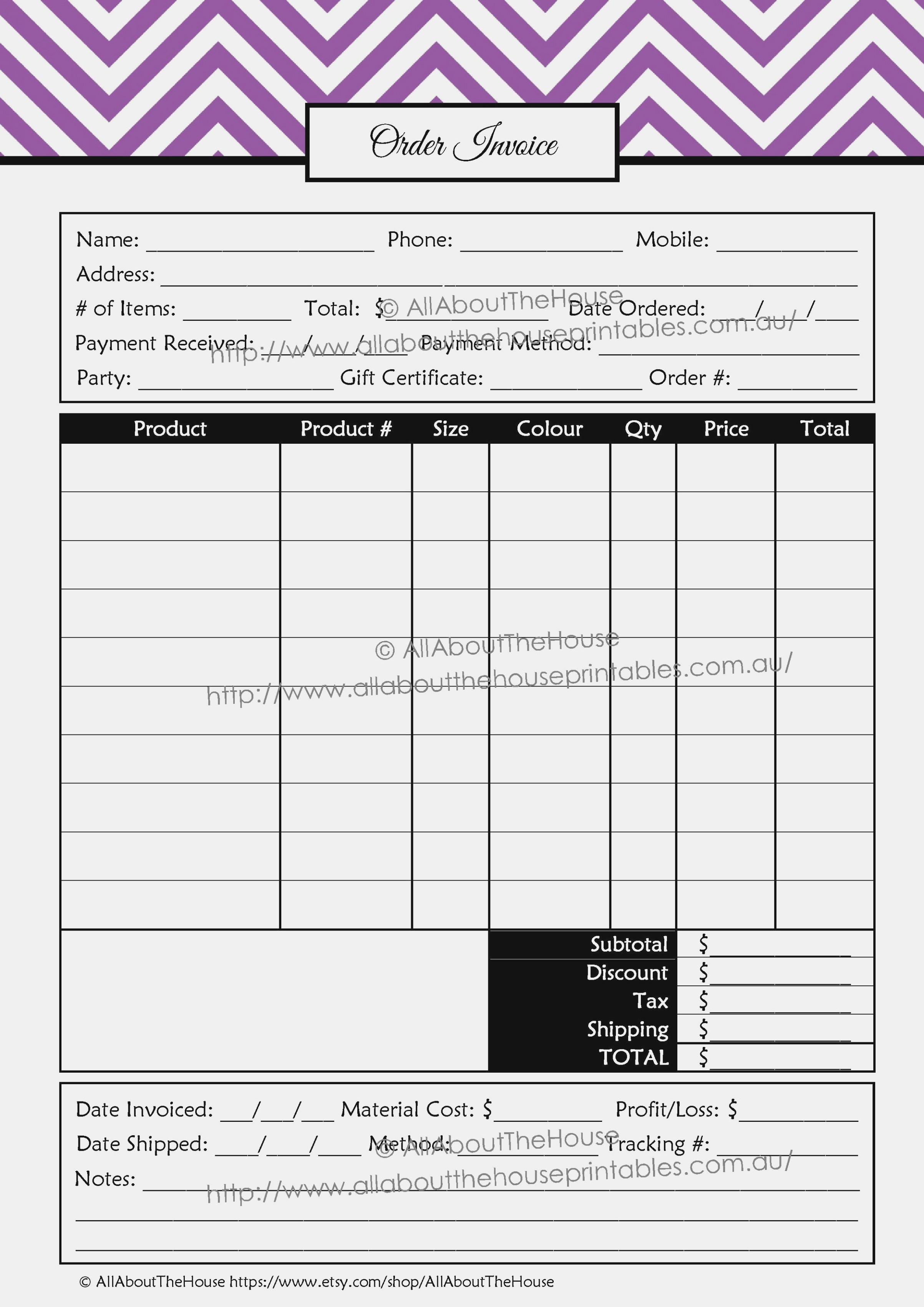 Item addressed. Sales order. Product order. Event planning form.