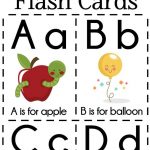 Diy Alphabet Flash Cards Free Printable | Printables   Education   Free Printable Abc Flashcards With Pictures
