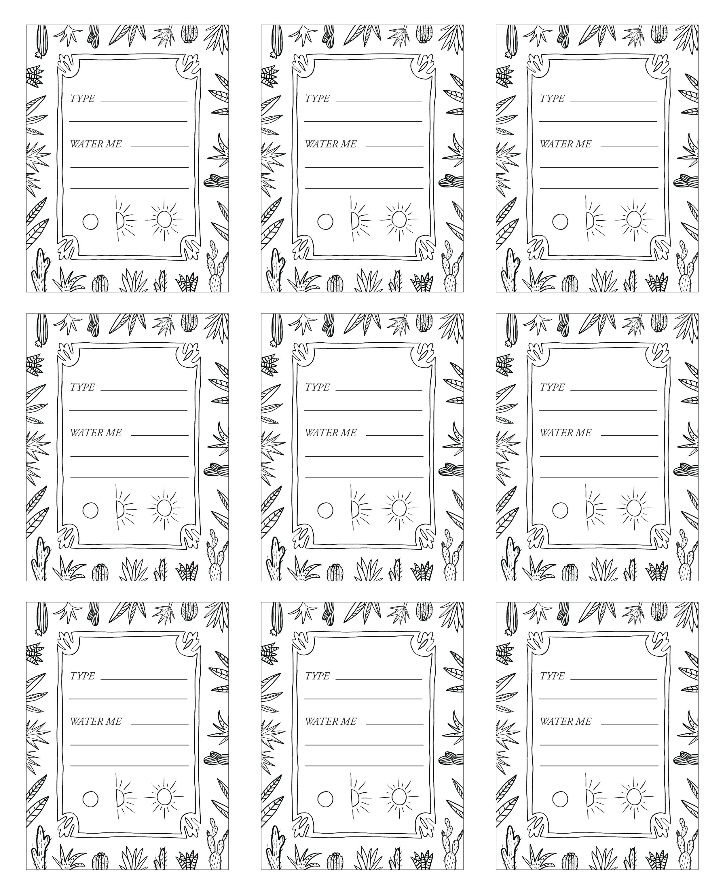 Free Printable Plant Labels Free Printable