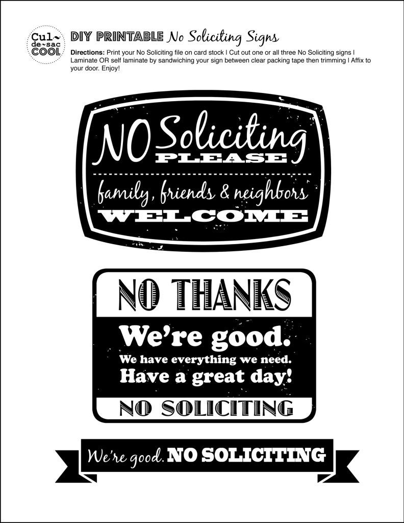 Diy Printable No Soliciting Signs … | No Soliciting Signs | No So… - Free Printable No Soliciting Sign