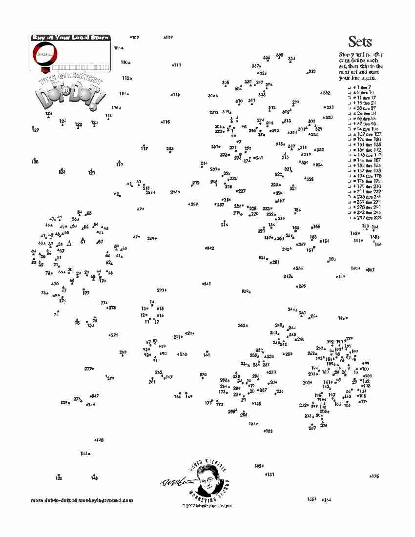 Downloadable Dot-To-Dot Puzzles - Free Printable Connect The Dots