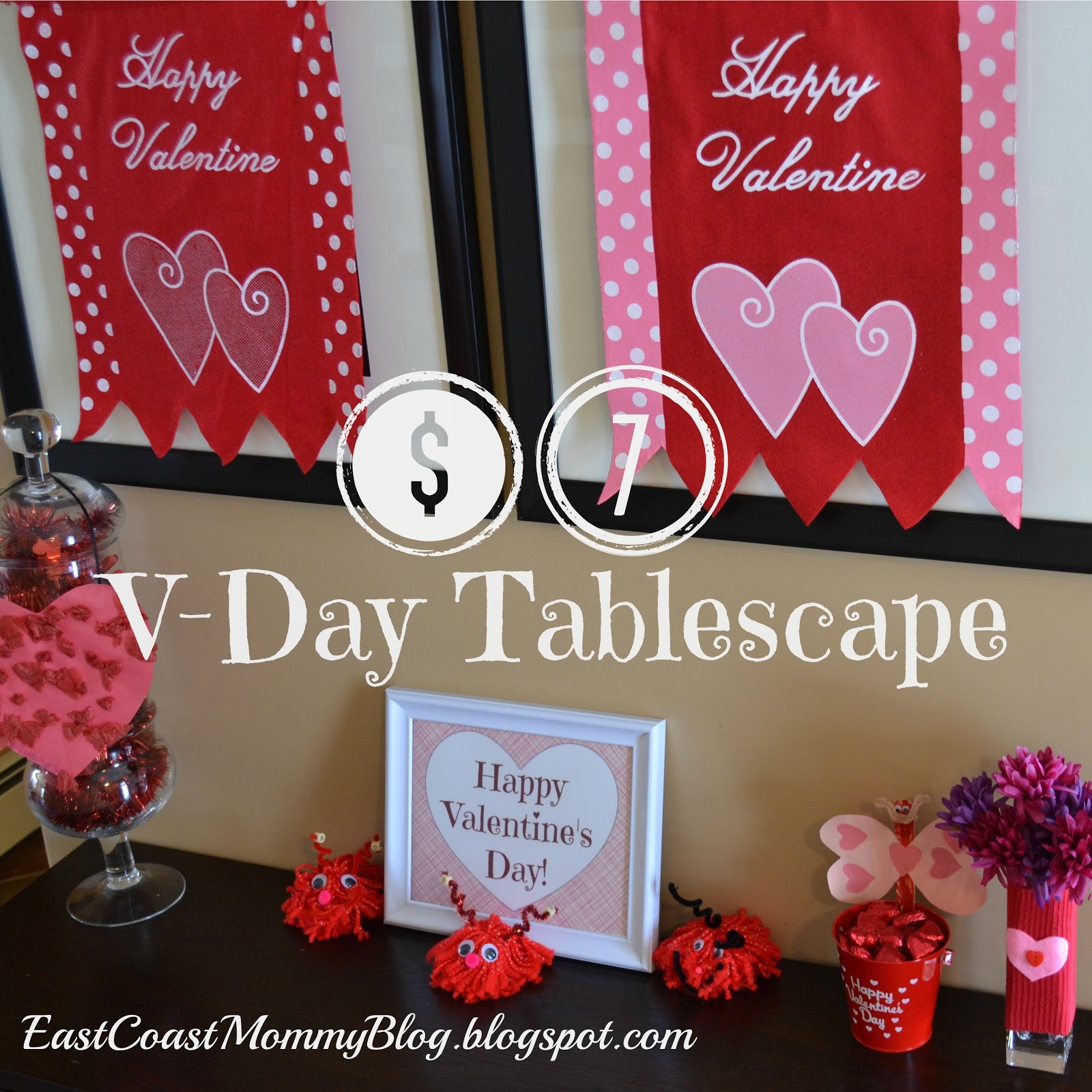 East Coast Mommy: Diy Valentine&amp;#039;s Day Decor {With Free Printable} - Free Printable Valentine&amp;#039;s Day Decorations