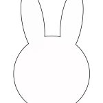 Easter Bunny Face Printable ; Bunny Head Template 89383 | Party   Free Printable Bunny Templates