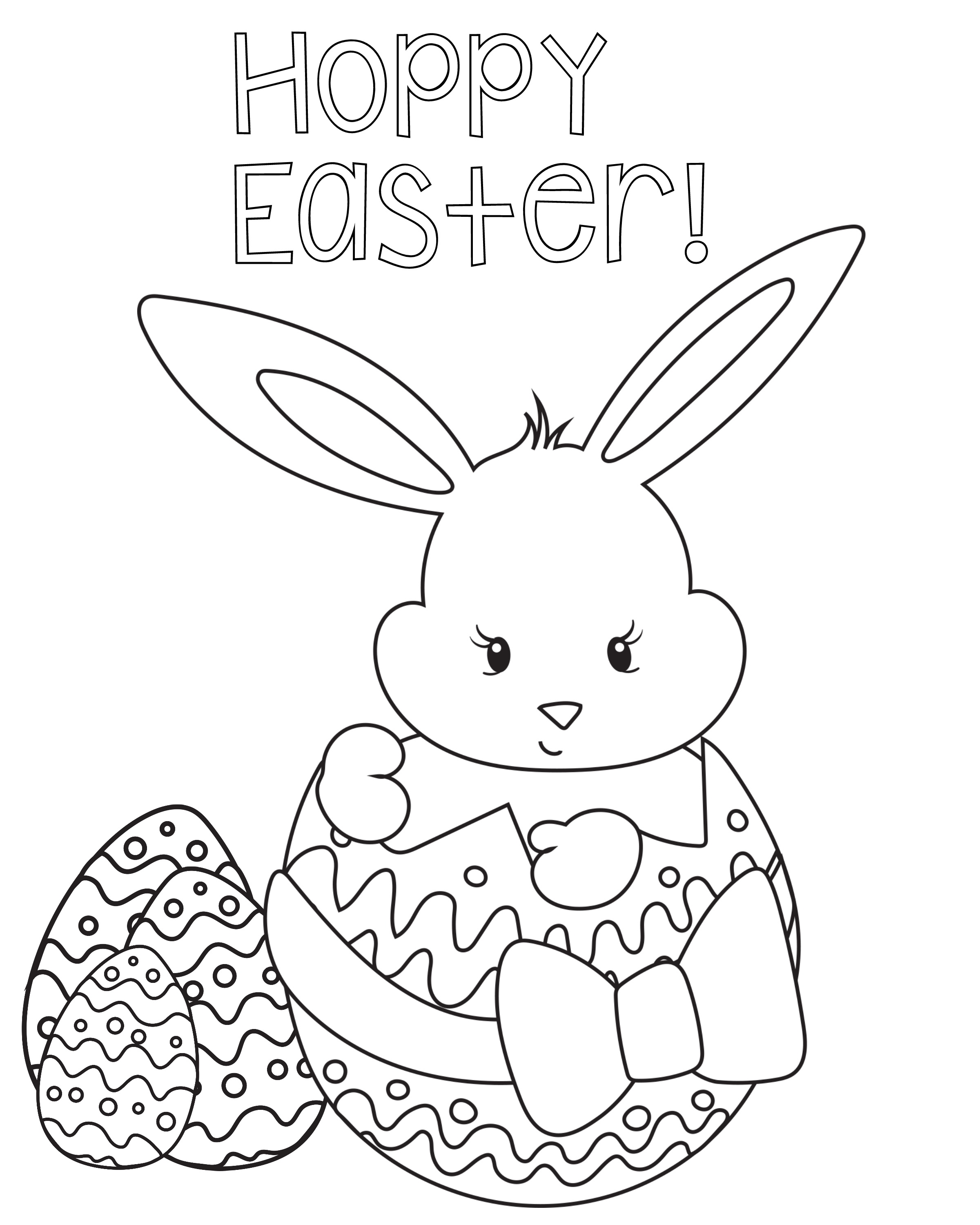 Easter Coloring Pages For Kids - Crazy Little Projects - Free Easter Color Pages Printable