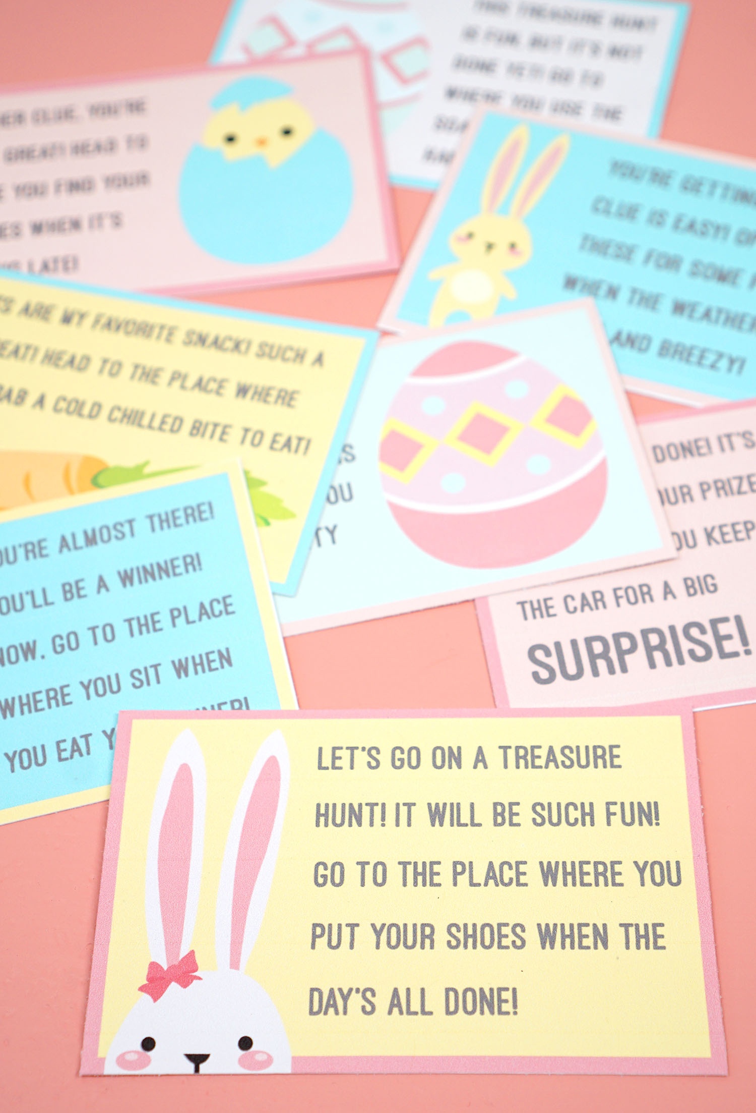Easter Scavenger Hunt - Free Printable! - Happiness Is Homemade - Easter Scavenger Hunt Riddles Free Printable
