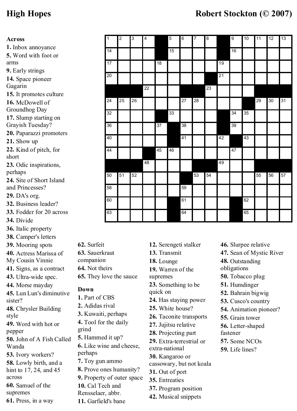 Easy Printable Crossword Puzzles | &amp;quot;aacabythã&amp;quot; | Free Printable - Free Online Printable Crossword Puzzles