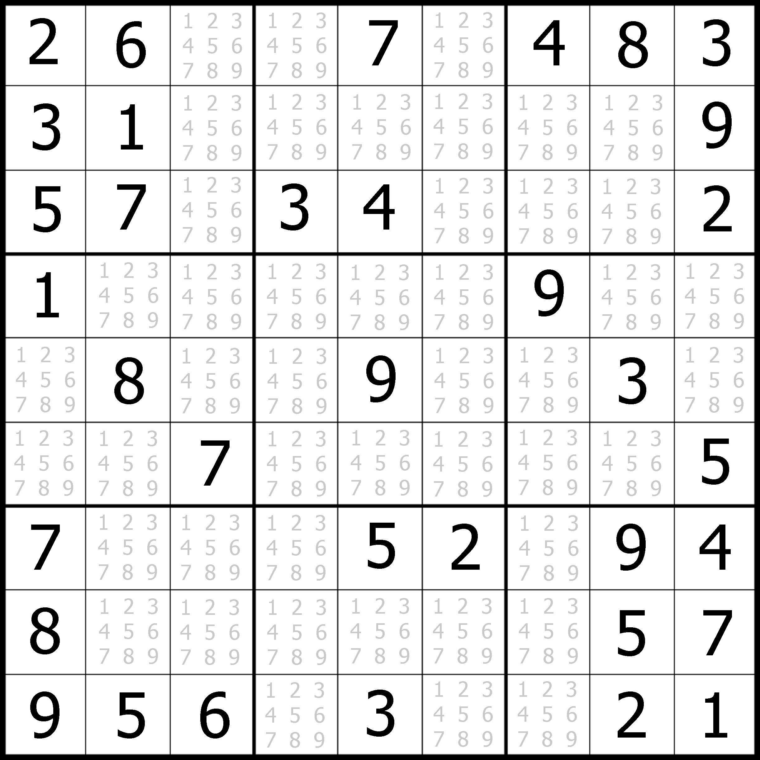 Easy Sudoku Printable | Kids Activities - Free Printable Sudoku