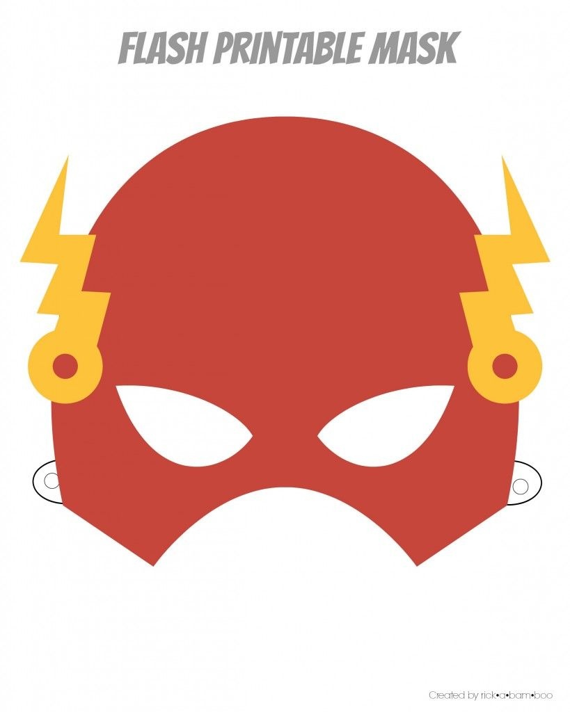 Easy Superhero Mask Template (Free!!) | Paper Masks | Printable - Superman Mask Printable Free