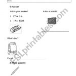 English Worksheets: Test English   Portuguese On School Objects   Free Printable Portuguese Worksheets