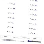 Exponents Worksheets! Mixed Addition And Subtraction With Exponents   Free Printable Mixed Addition And Subtraction Worksheets