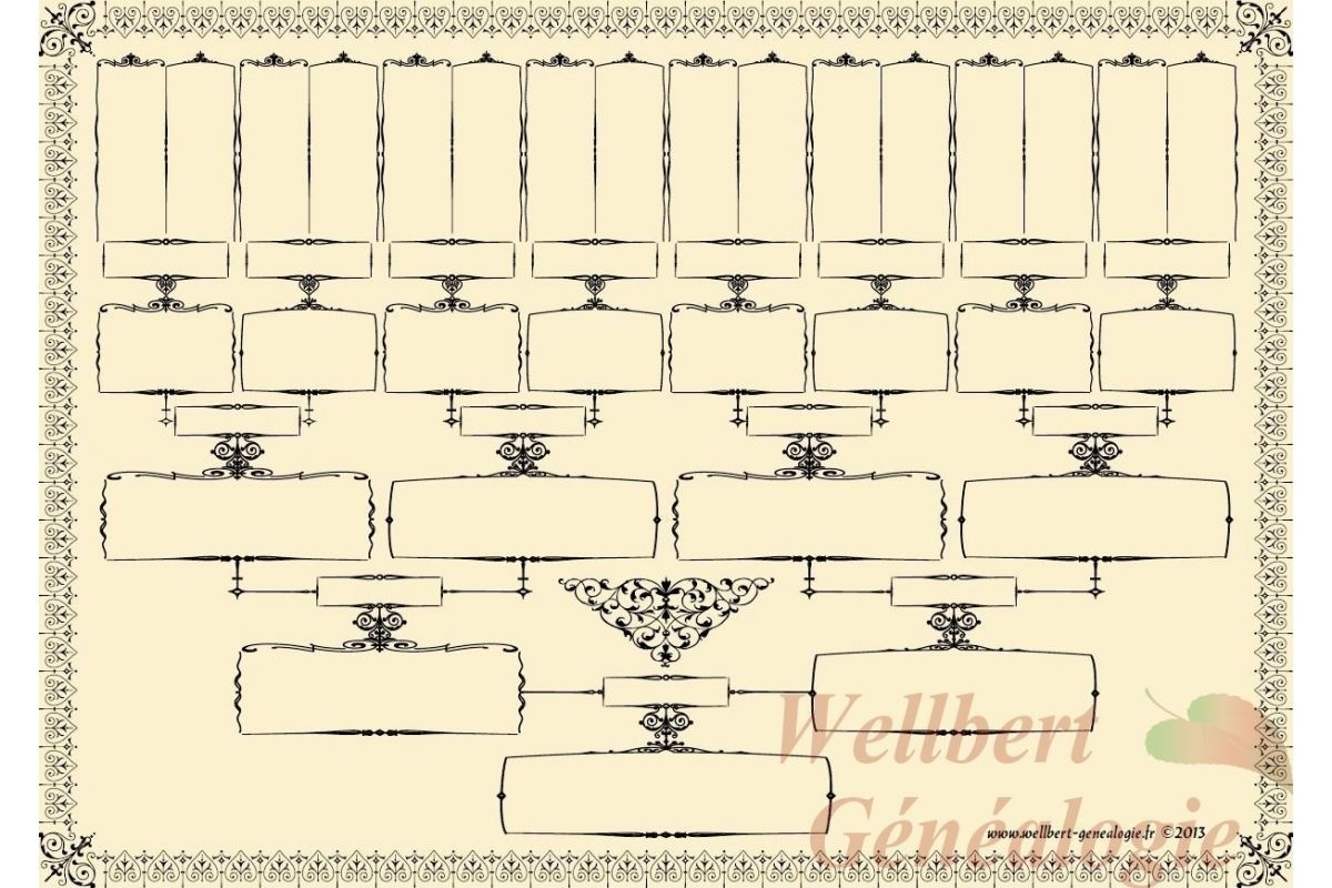 Family Tree Template 5 Generations Free - Blank Family Tree Template - Free Printable Family Tree Charts