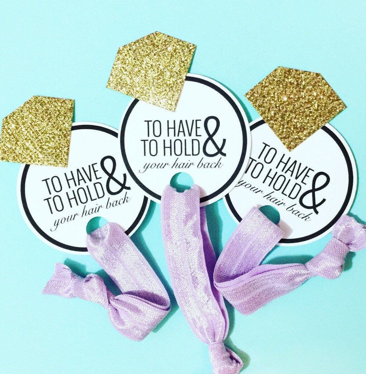 Featured Etsy Products | Bachelorette Party | Bachelorette Party - To Have And To Hold Your Hair Back Free Printable