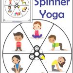 Fidget Spinner Yoga   Free Printable   Your Therapy Source   Free Printable Yoga Poses
