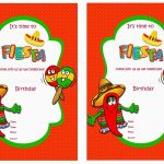 Fiesta Mexican Birthday Invitations | Birthday Printable   Free Printable Fiesta Invitations