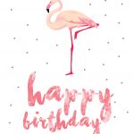 Flamingo Birthday   Free Printable Birthday Card | Greetings Island   Free Printable Bday Cards
