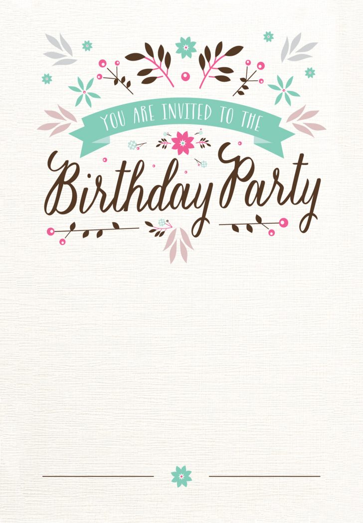 Free Printable 18Th Birthday Invitations