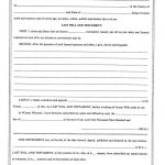 Florida Last Will And Testament Form Unique Free Printable Last Will   Free Printable Last Will And Testament Blank Forms